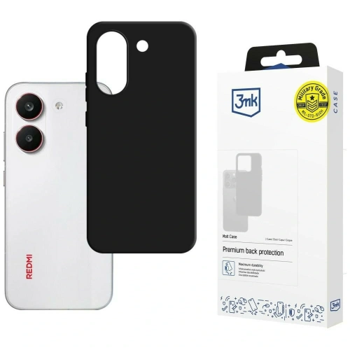 Etui 3MK Matt Case do POCO X8 Pro czarny