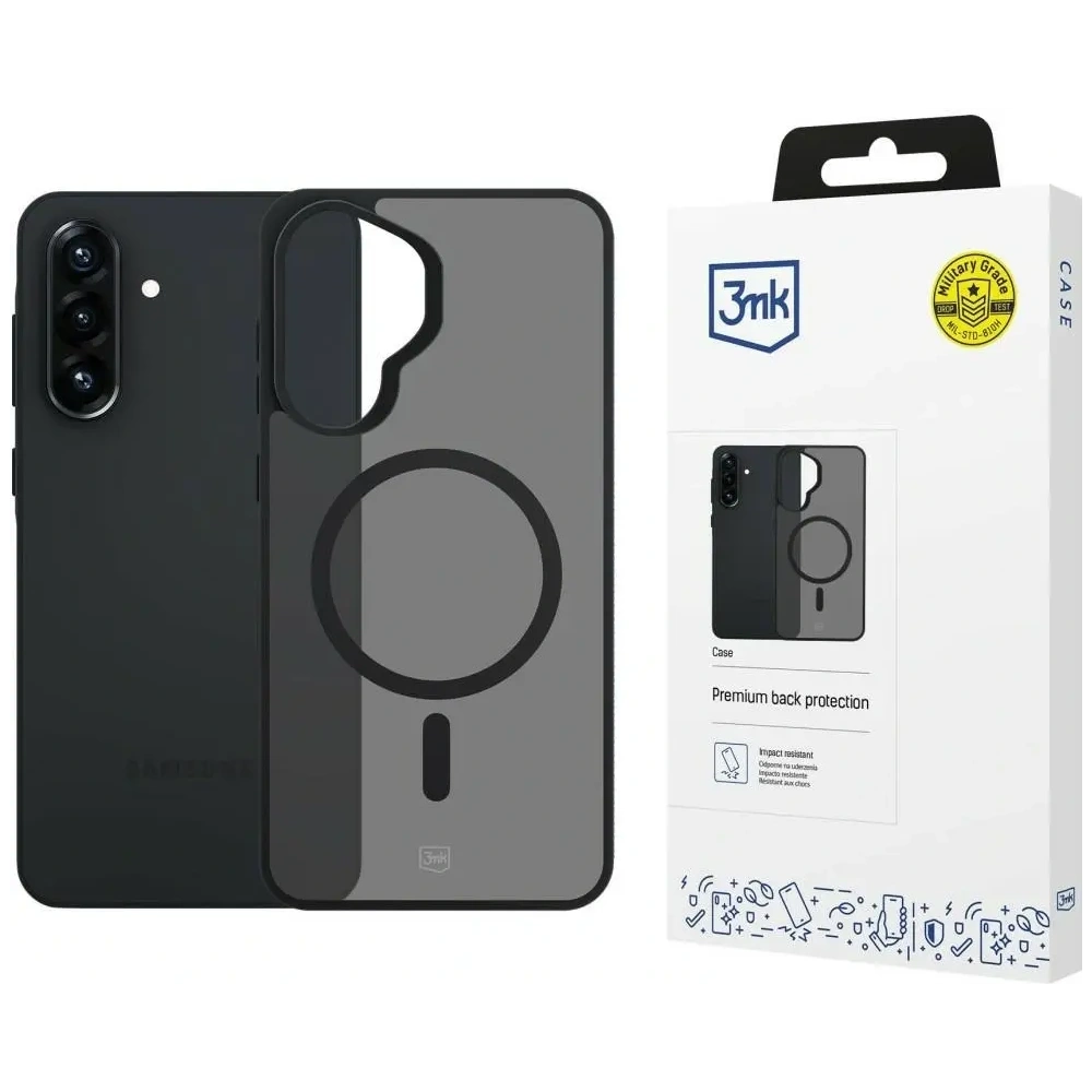 Etui 3MK Smoke MagCase do Samsung Galaxy A57 czarny