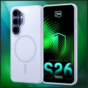Etui 3MK Smoke MagCase do Samsung Galaxy S26 biały