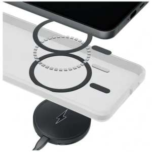 Etui 3MK Smoke MagCase do Samsung Galaxy S26 biały