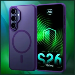 Etui 3MK Smoke MagCase do Samsung Galaxy S26 fioletowy