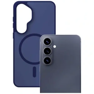 Etui 3MK Smoke MagCase do Samsung Galaxy S26 niebieski