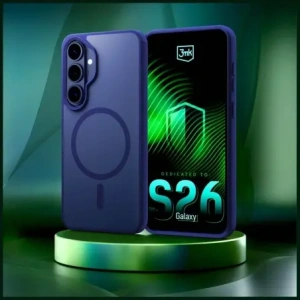 Etui 3MK Smoke MagCase do Samsung Galaxy S26 niebieski