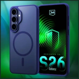 Etui 3MK Smoke MagCase do Samsung Galaxy S26 niebieski