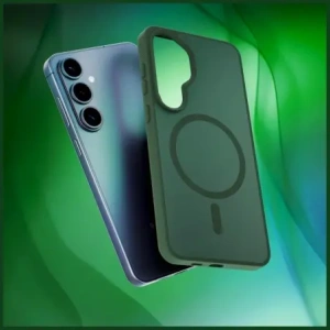 Etui 3MK Smoke MagCase do Samsung Galaxy S26 zielony