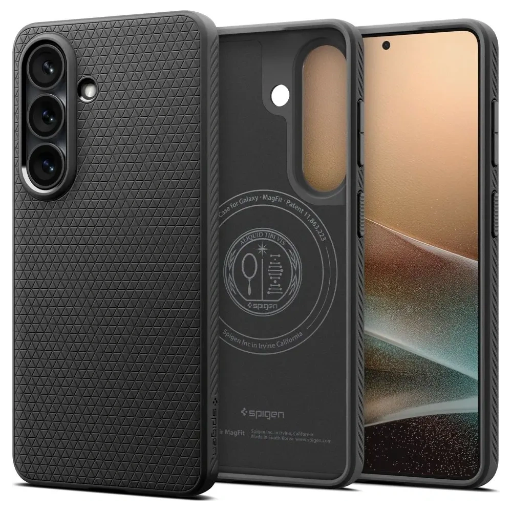 Etui Spigen Liquid Air Mag MagSafe do Samsung Galaxy S26+ Plus Matte Black