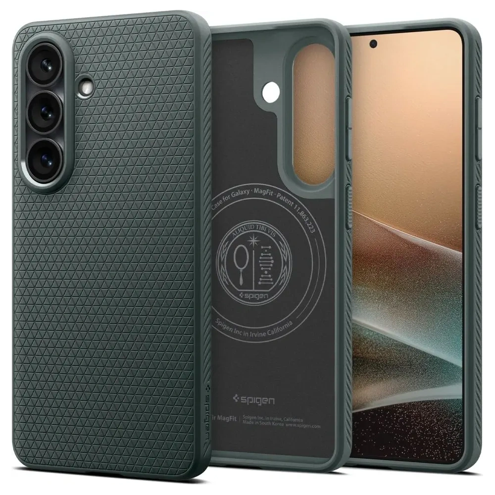 Etui Spigen Liquid Air Mag MagSafe do Samsung Galaxy S26+ Plus Abyss Green