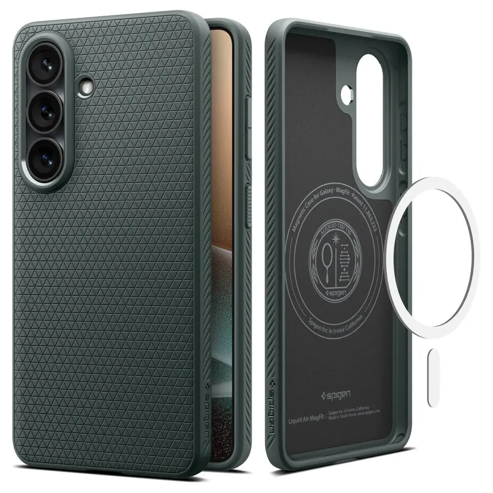 Etui Spigen Liquid Air Mag MagSafe do Samsung Galaxy S26+ Plus Abyss Green
