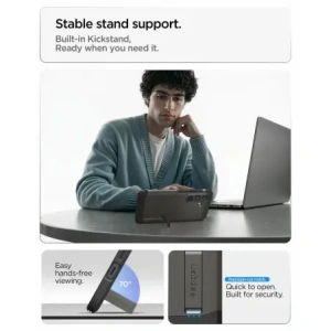 Etui Spigen Tough Armor Mag MagSafe do Samsung Galaxy S26+ Plus Gunmetal