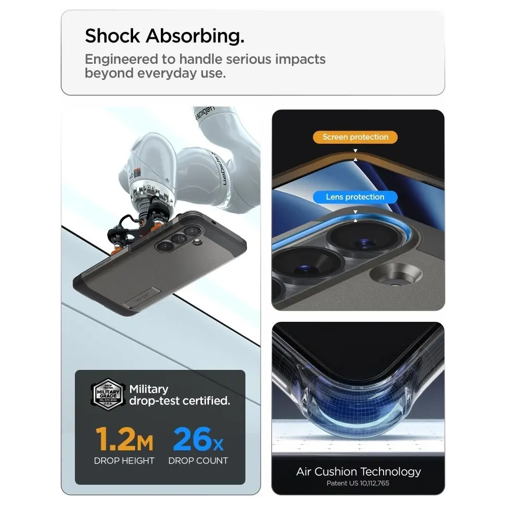 Etui Spigen Tough Armor Mag MagSafe do Samsung Galaxy S26+ Plus Gunmetal