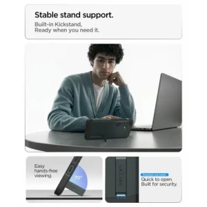 Etui Spigen Tough Armor Mag MagSafe do Samsung Galaxy S26+ Plus Abyss Green