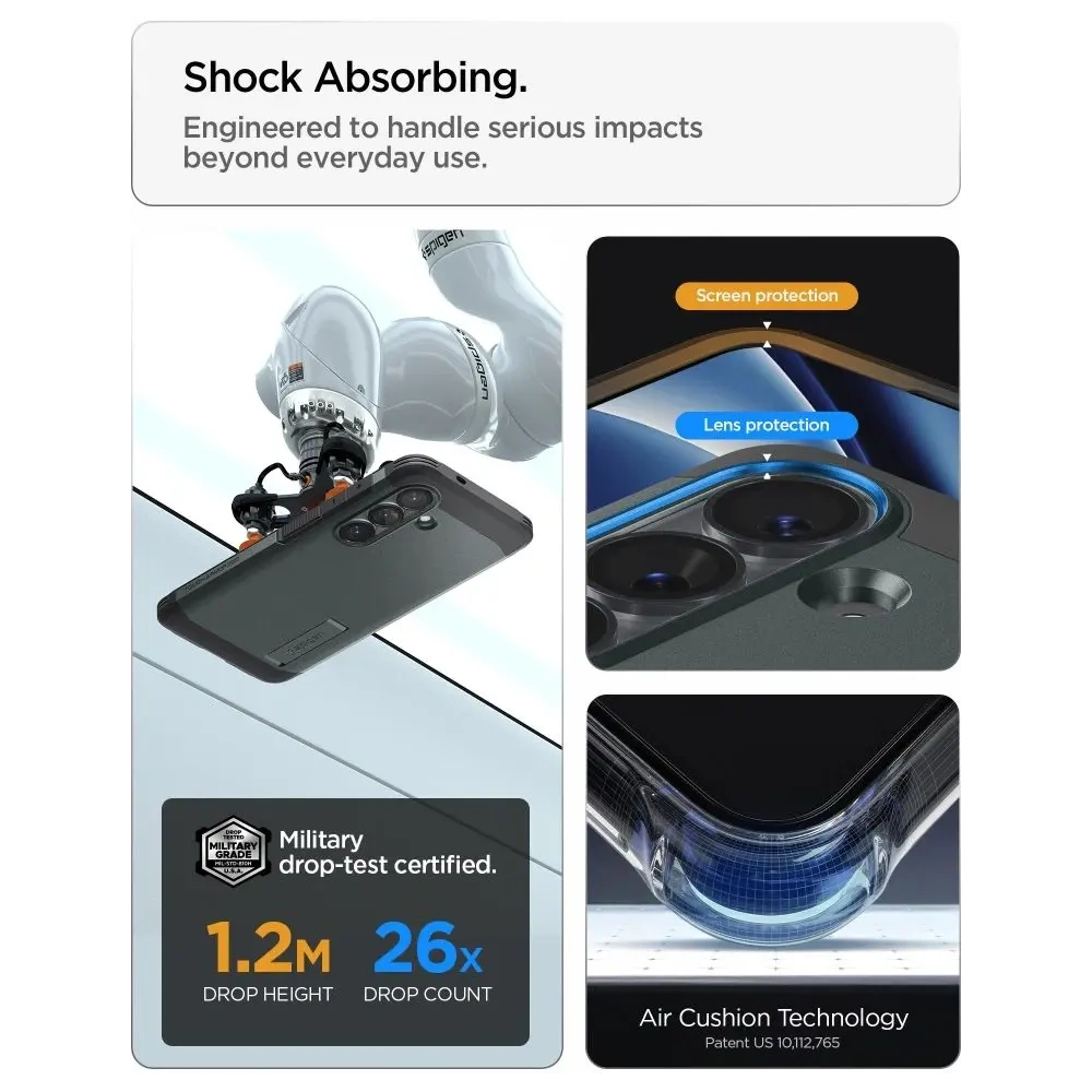 Etui Spigen Tough Armor Mag MagSafe do Samsung Galaxy S26+ Plus Abyss Green