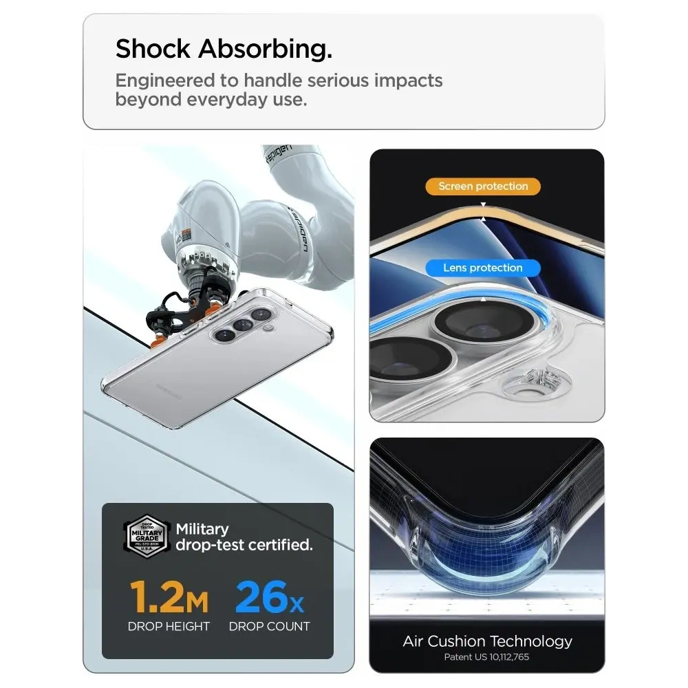 Etui Spigen Ultra Hybrid do Samsung Galaxy S26+ Plus Crystal Clear