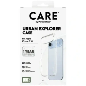 Etui CARE by PanzerGlass Flagship Urban Explorer w. Clear Frame do Apple iPhone Air przezroczysty