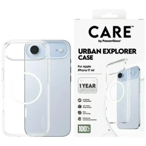 Etui CARE by PanzerGlass Flagship Urban Explorer w. White MagSafe do Apple iPhone Air przezroczysty