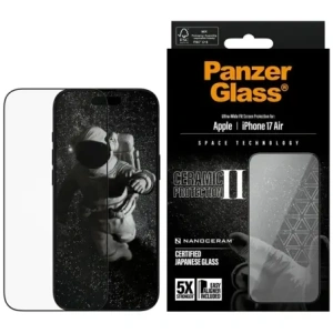 Szkło ceramiczne PanzerGlass Ceramic II Ultra-Wide Fit EasyAligner do Apple iPhone Air
