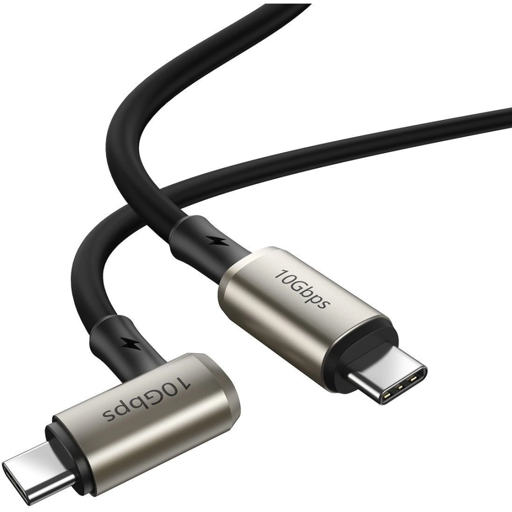 Hurtownia GSM - Kabel úhlový USB-C 3.1 Baseus Hammer, 100W, PD, 4K 1.5m (černá-šedá) - BSU1702BLKGRY - {ean13} - Hurt