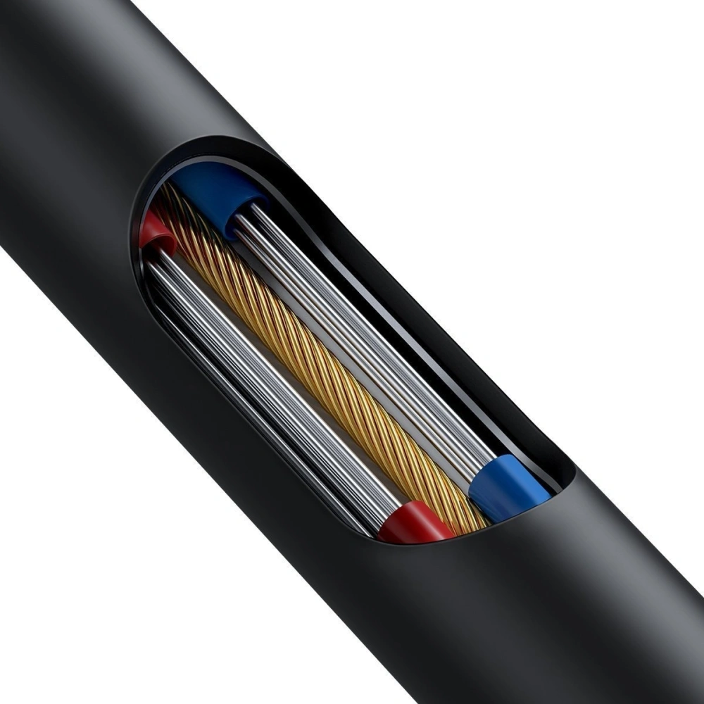 Hurtownia GSM - Kabel úhlový USB-C 3.1 Baseus Hammer, 100W, PD, 4K 1.5m (černá-šedá) - BSU1702BLKGRY - {ean13} - Hurt