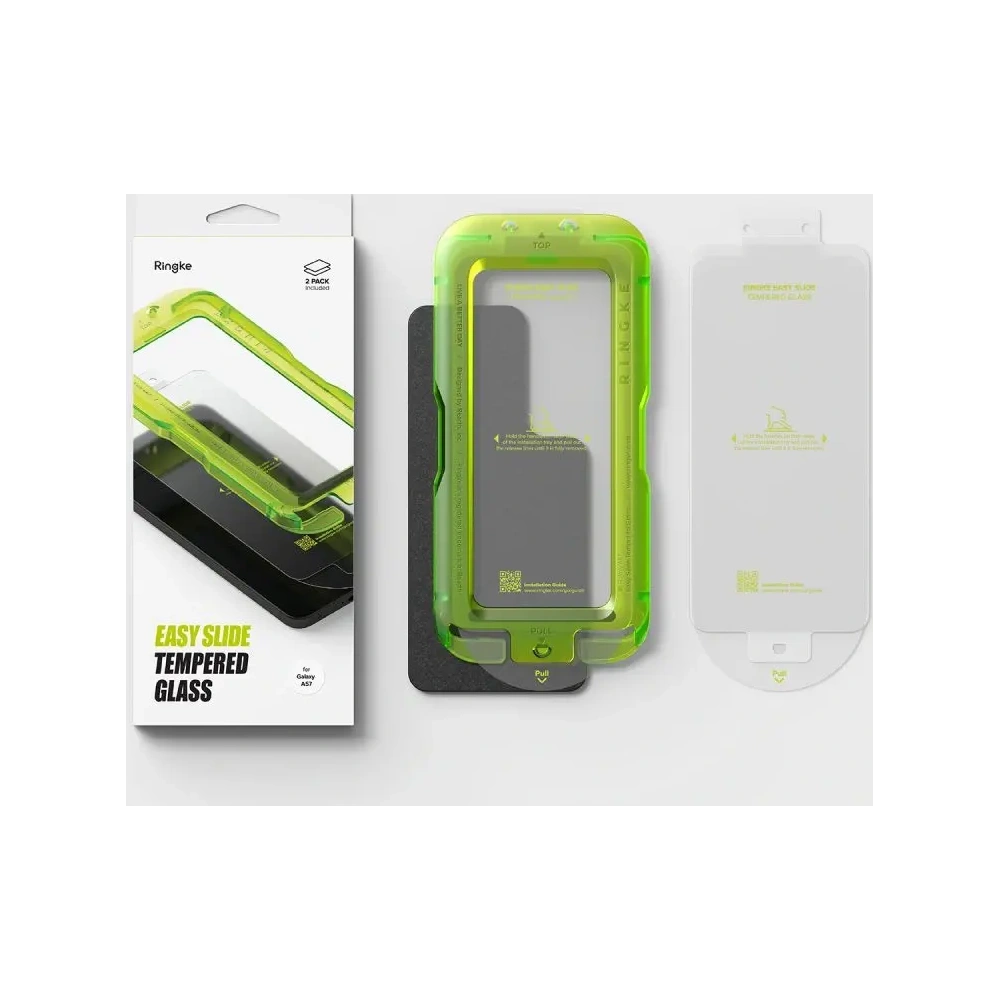 Szkło hartowane Ringke Easy Slide do Samsung Galaxy A57 5G Clear [2 PACK]