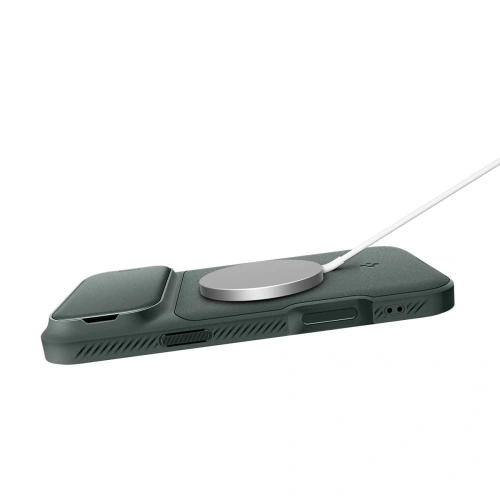 Etui Spigen Optik Armor Mag MagSafe do Apple iPhone 17 Pro Abyss Green