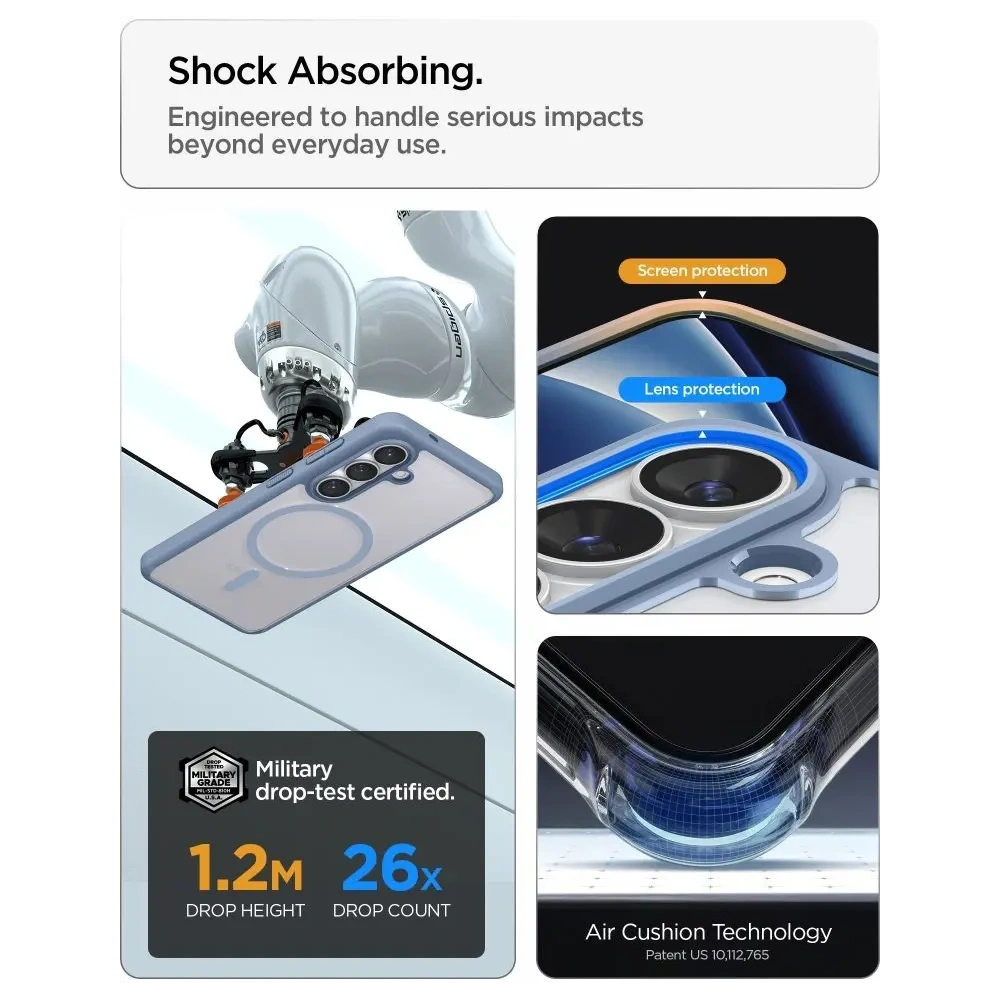 Etui Spigen Ultra Hybrid Mag MagSafe do Samsung Galaxy S26+ Plus Light Blue