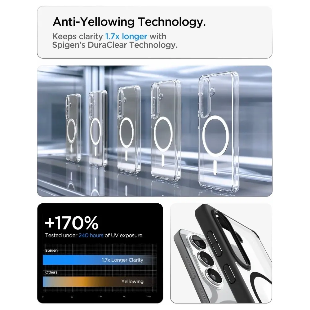 Etui Spigen Ultra Hybrid Mag MagSafe do Samsung Galaxy S26+ Plus Matte Black