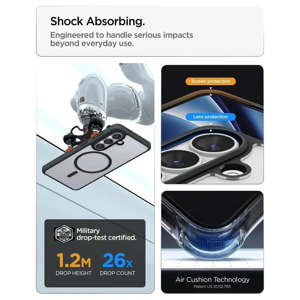 Etui Spigen Ultra Hybrid Mag MagSafe do Samsung Galaxy S26+ Plus Matte Black