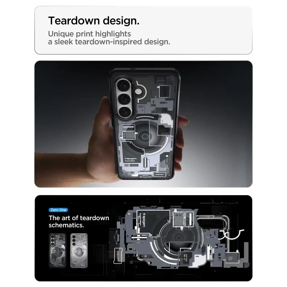 Etui Spigen Ultra Hybrid Mag MagSafe do Samsung Galaxy S26+ Plus Zero One Black