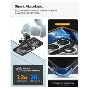 Etui Spigen Ultra Hybrid Mag MagSafe do Samsung Galaxy S26+ Plus Zero One Black