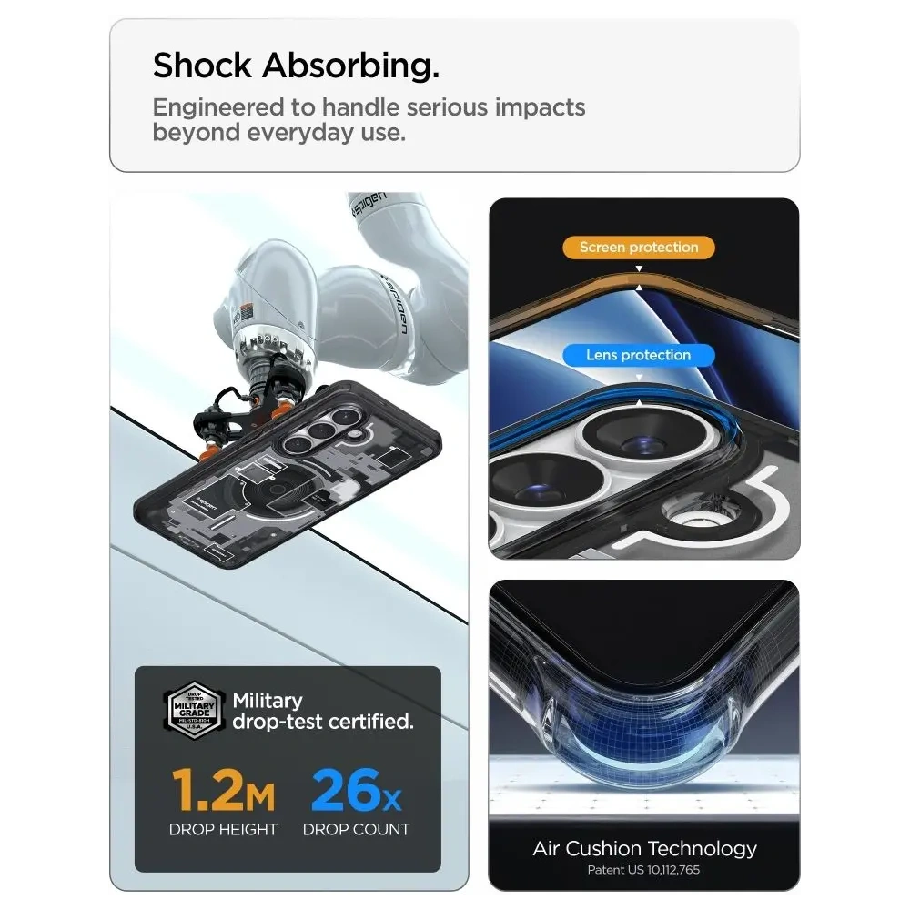 Etui Spigen Ultra Hybrid Mag MagSafe do Samsung Galaxy S26+ Plus Zero One Black