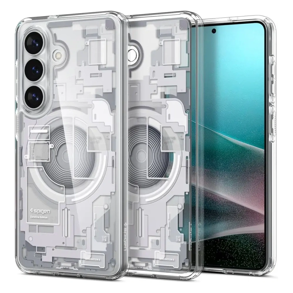 Etui Spigen Ultra Hybrid Mag MagSafe do Samsung Galaxy S26+ Plus Zero One White
