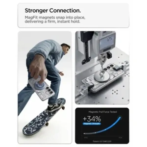 Etui Spigen Ultra Hybrid Mag MagSafe do Samsung Galaxy S26+ Plus Zero One White