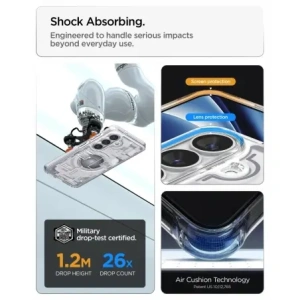 Etui Spigen Ultra Hybrid Mag MagSafe do Samsung Galaxy S26+ Plus Zero One White