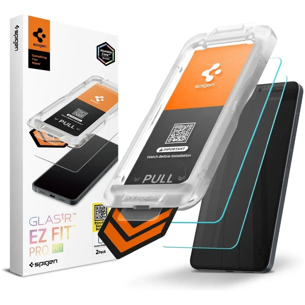 Szkło hartowane Spigen Glas.tr EZ Fit Pro AluminaCore HD do Samsung Galaxy S26+ Plus Clear [2 PACK]