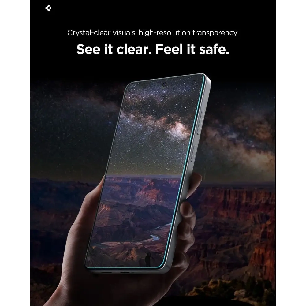 Szkło hartowane Spigen Glas.tr EZ Fit Pro AluminaCore HD do Samsung Galaxy S26+ Plus Clear [2 PACK]