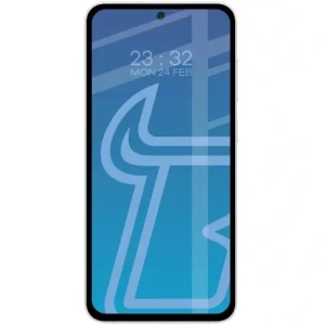 Etui z pierścieniem magnetycznym + szkło hartowane Bizon MatteO Pack do Samsung Galaxy A37 5G / A36 5G, przydymione-beżowe