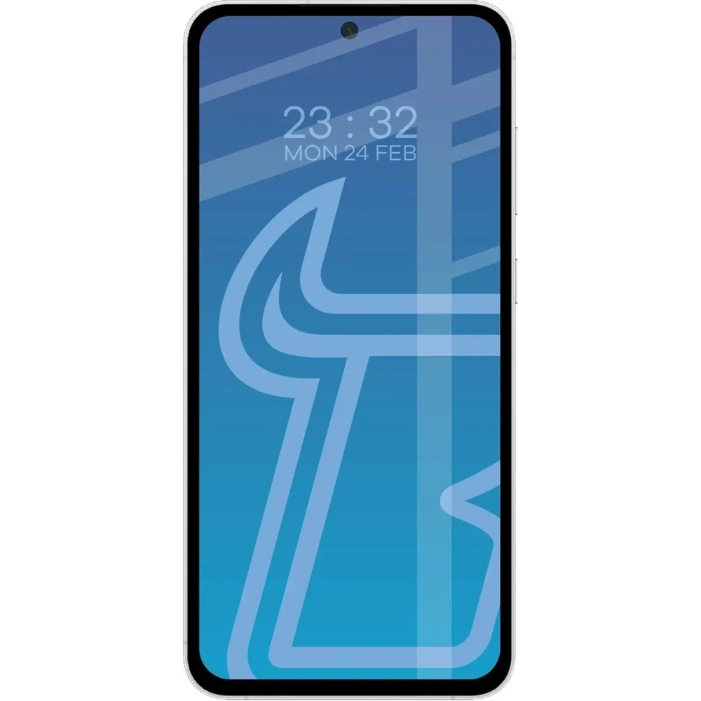 Etui z pierścieniem magnetycznym + szkło hartowane Bizon MatteO Pack do Samsung Galaxy A37 5G / A36 5G, przydymione-jasnoróżowe