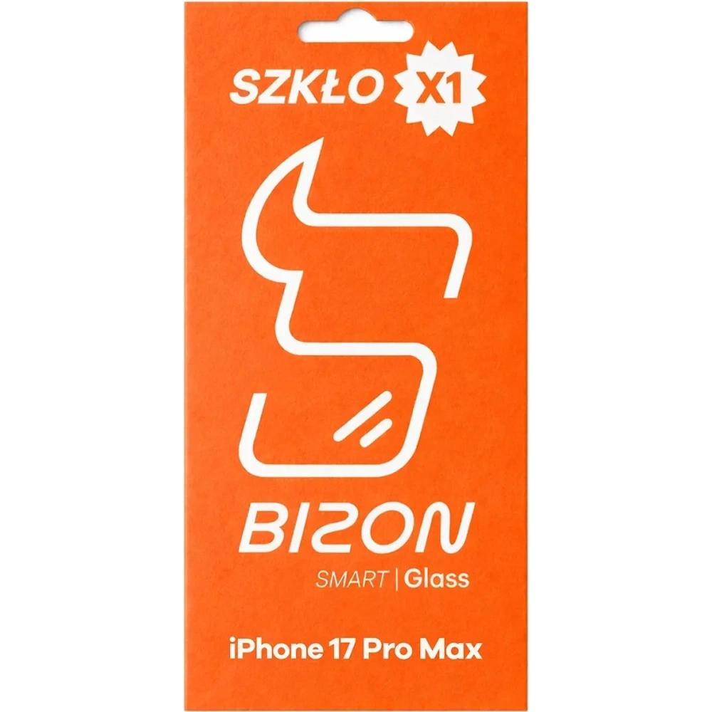 Szkło ochronne 2.5D Bizon Smart Glass do Apple iPhone 17 Pro Max