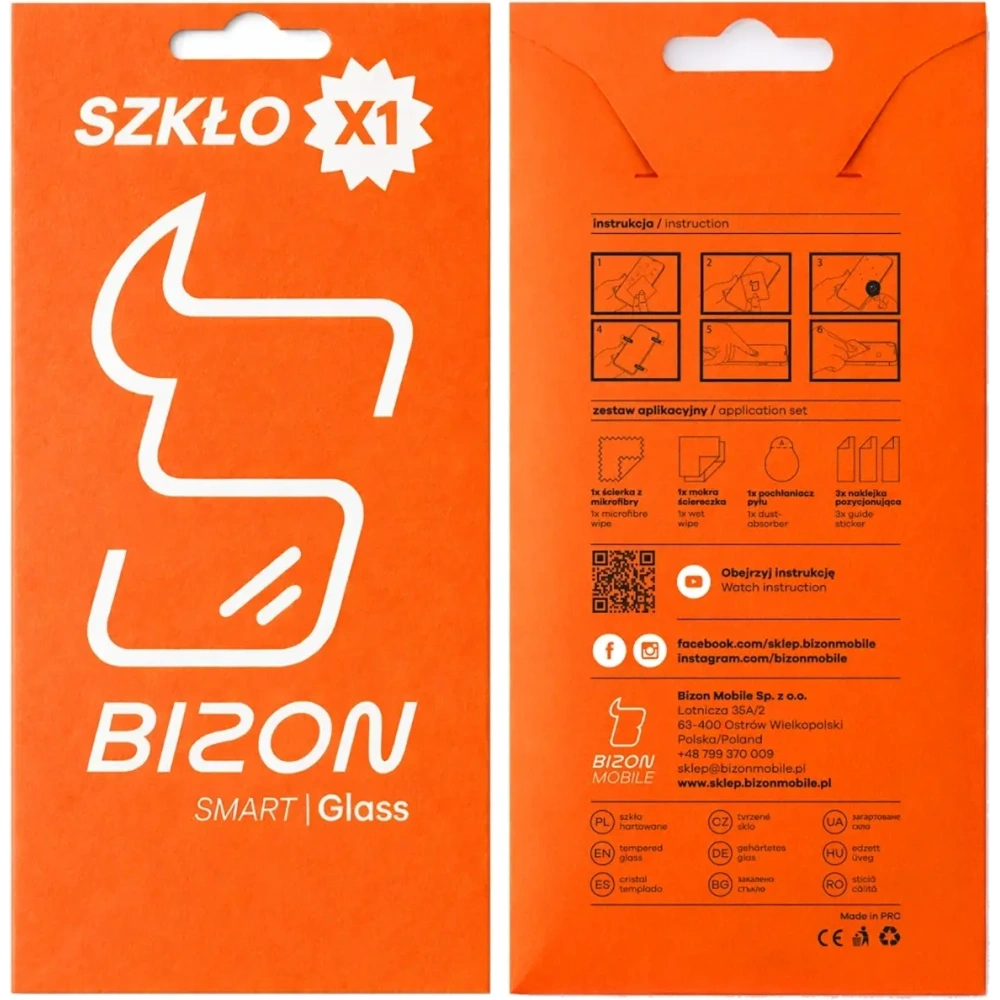 Szkło ochronne 2.5D Bizon Smart Glass do Samsung Galaxy S21