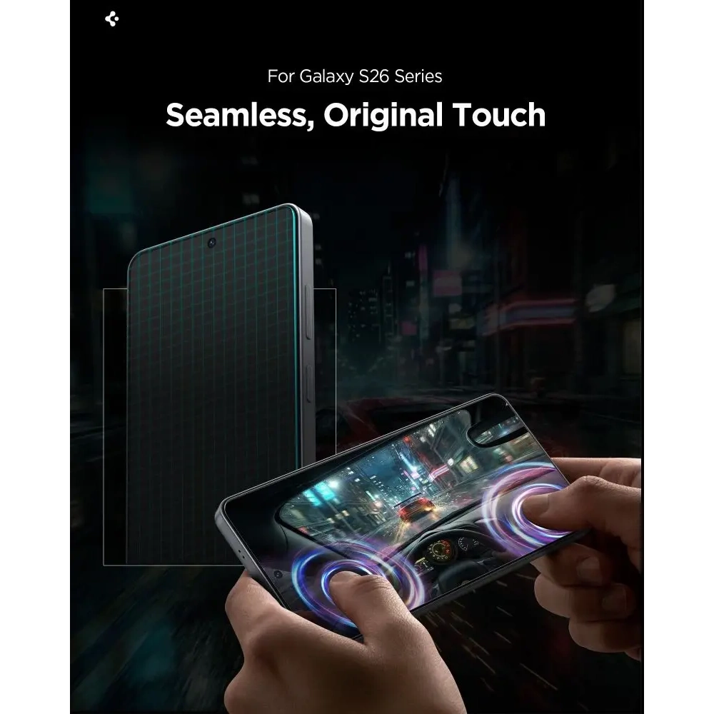 Szkło hartowane Spigen Glas.tr EZ Fit Pro AluminaCore HD do Samsung Galaxy S26+ Plus Clear