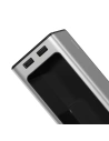 Hurtownia GSM - Baseus Deluxe Metalowy organizer samochodowy z uchwytem na kubek, 2x ładowanie USB (srebrny) - BSU1706SLV - {ean13} - Hurt