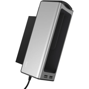 Hurtownia GSM - Baseus Deluxe Metalowy organizer samochodowy z uchwytem na kubek, 2x ładowanie USB (srebrny) - BSU1706SLV - {ean13} - Hurt