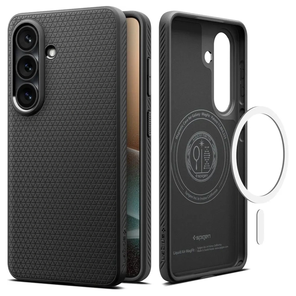 Etui Spigen Liquid Air Mag MagSafe do Samsung Galaxy S26 Matte Black