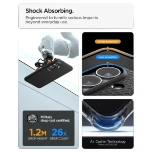 Etui Spigen Liquid Air Mag MagSafe do Samsung Galaxy S26 Matte Black