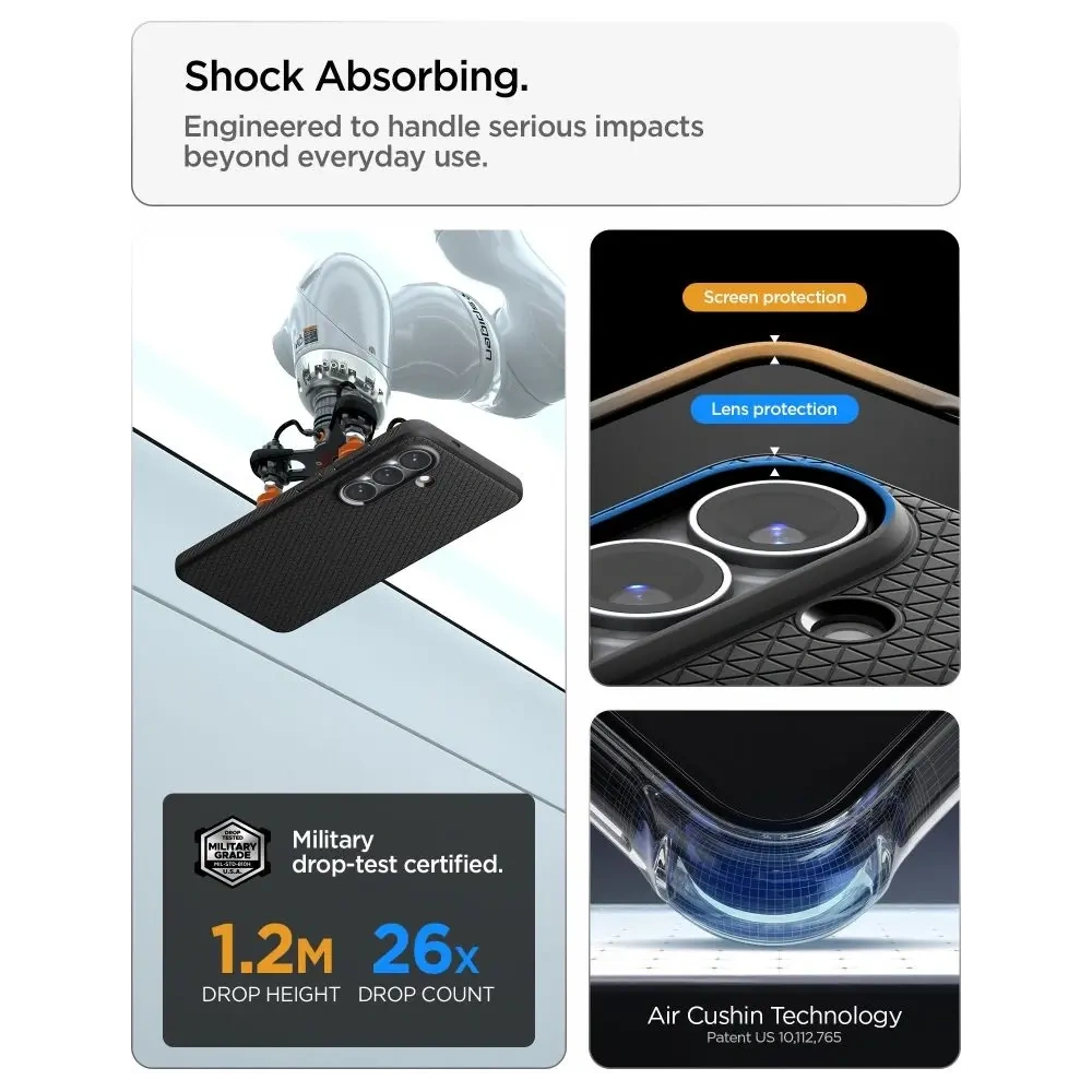 Etui Spigen Liquid Air Mag MagSafe do Samsung Galaxy S26 Matte Black