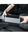 Wholesale Baseus Deluxe Metal car organizer with cup holder, 2x USB charge (silver) - BSU1706SLV - {ean13} - Hurt