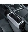 Wholesale Baseus Deluxe Metal car organizer with cup holder, 2x USB charge (silver) - BSU1706SLV - {ean13} - Hurt