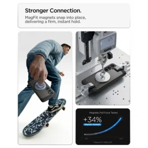Etui Spigen Tough Armor Mag MagSafe do Samsung Galaxy S26 Gunmetal
