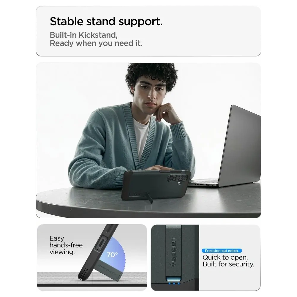 Etui Spigen Tough Armor Mag MagSafe do Samsung Galaxy S26 Abyss Green