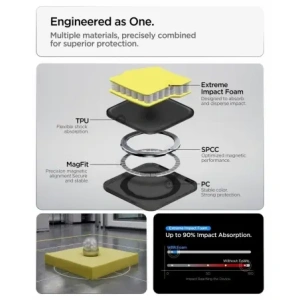 Etui Spigen Tough Armor Mag MagSafe do Samsung Galaxy S26 Abyss Green